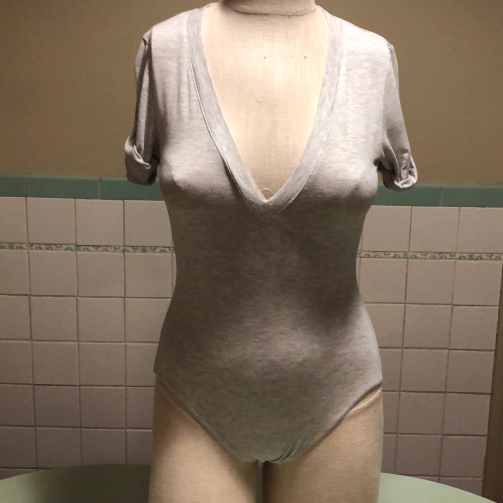 Free People v-neck Bodysuit